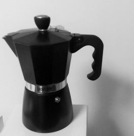Advent Windows 13: Black La Cafetiere Espresso Maker 