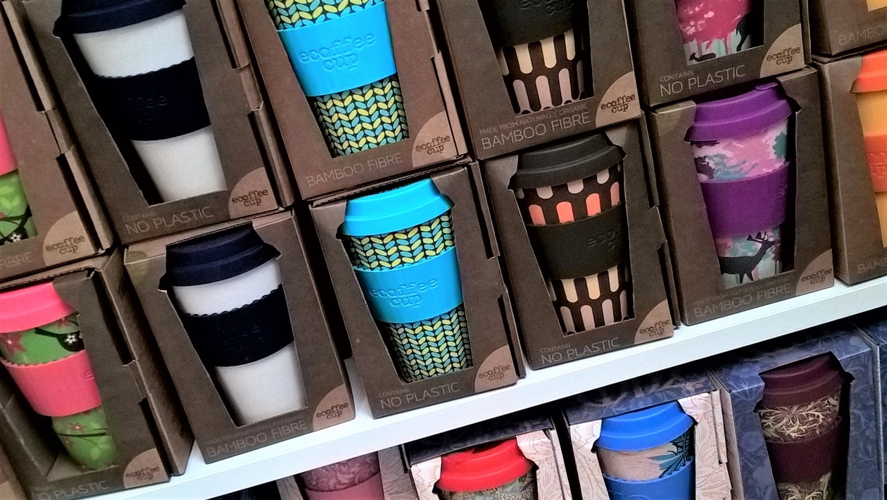 Some of the range of ecoffee cups