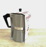 Pezzetti 6 Cup Espresso Maker Dove Grey