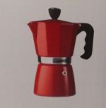 Classic 6 Cup Red Espresso Maker